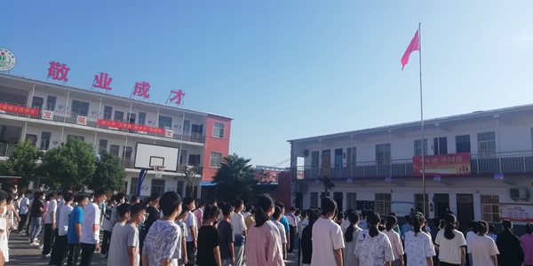 孟庙镇初级中学：把灾难当教材 与祖国共成长