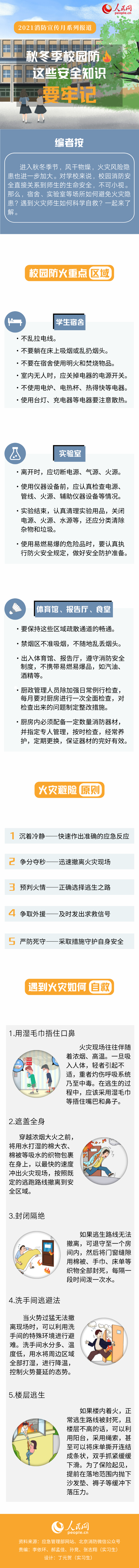 2021消防宣传月系列报道—— 秋冬季校园防火，这些安全知识要牢记