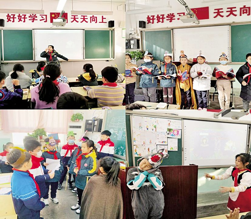 郑州纬五路一小童话节“放飞想象翅膀”