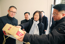 省教育厅党组书记、厅长毛杰赴尉氏县水黄村调研驻村帮扶工作