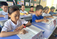 嵩县第一实验小学举办一年级常规行为习惯养成大赛